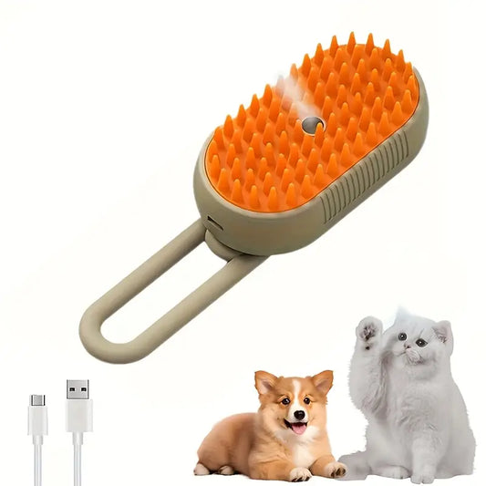 PetGlow Steam™ Cepillo de Vapor