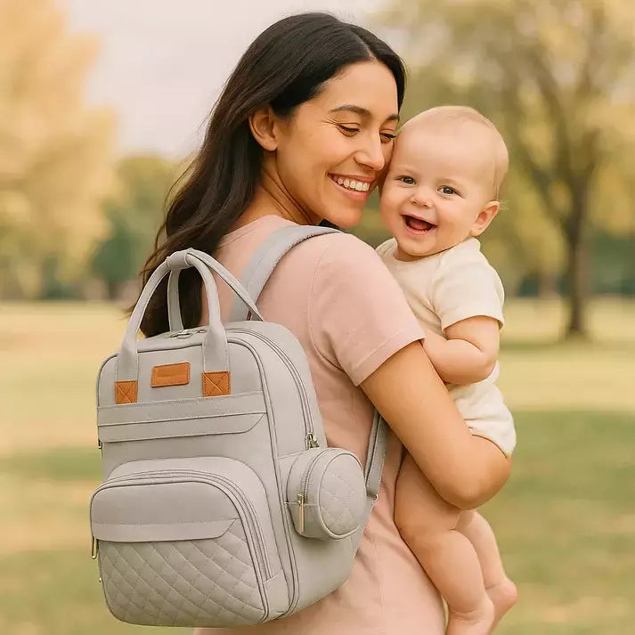 BakeFlow™ Mochila Pañalera 3 en 1